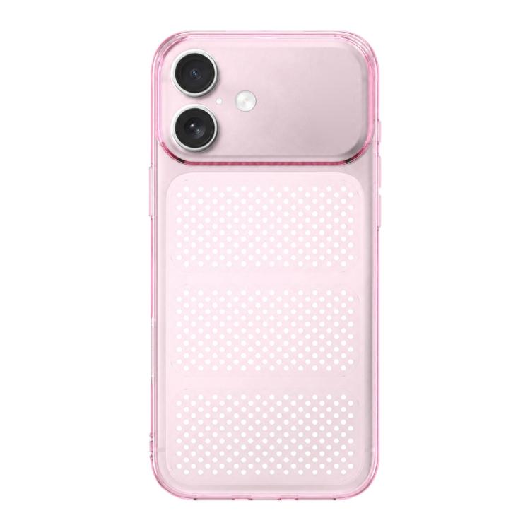 Ampia finestra, custodia per telefono in TPU traspirante e rinfrescante con rete., For iPhone 16 Pro, For iPhone 16, For iPhone 15 Pro Max, For iPhone 15 Pro