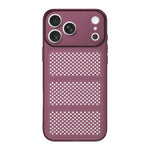 Ampia finestra, custodia per telefono in TPU traspirante e rinfrescante con rete., For iPhone 17 Pro Max, For iPhone 17 Pro, For iPhone 17, For iPhone 16 Pro Max