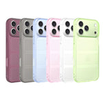 Ampia finestra, custodia per telefono in TPU traspirante e rinfrescante con rete., For iPhone 17 Pro Max, For iPhone 17 Pro, For iPhone 17, For iPhone 16 Pro Max