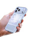 Ampia finestra, custodia per telefono in TPU traspirante e rinfrescante con rete., For iPhone 15