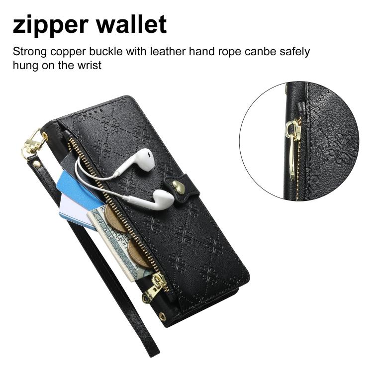 Portafoglio con cerniera, fibbia a cuore, custodia per telefono in ecopelle con cinturino da polso, For Galaxy A57 5G, For Galaxy A37 5G, For Galaxy A27 5G, For Galaxy A56 5G
