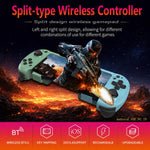 MOCUTE 061 Controller di gioco per dispositivi mobili con doppio joystick e grilletti, stile split-style BT, 061