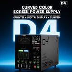 LUOWEI D4 30V/5A Amperometro CC a quattro canali con memoria, uscita ad alta frequenza e schermo a colori curvo