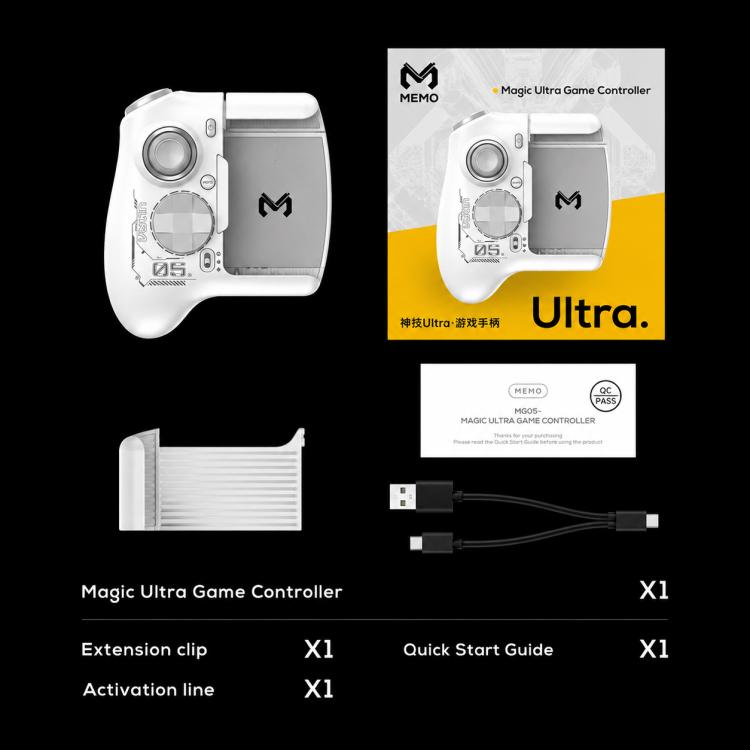 MEMO MB05 Magic Ultra Controller per giochi mobili a mezza mano, MB05