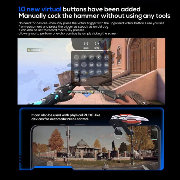 MEMO MB05 Magic Ultra Controller per giochi mobili a mezza mano, MB05