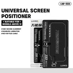 Scheda di posizionamento schermo universale LUOWEI LW-233