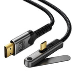 Cavo video Ultra HD 8K 60Hz DOONJIEY DJMS06 da Type-C a HDTV con supporto per telefono., Type-C to HDTV 8K