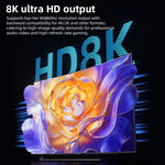 Cavo video Ultra HD 8K 60Hz DOONJIEY DJMS06 da Type-C a HDTV con supporto per telefono., Type-C to HDTV 8K