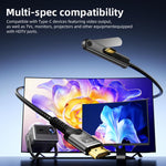 Cavo video Ultra HD 8K 60Hz DOONJIEY DJMS06 da Type-C a HDTV con supporto per telefono., Type-C to HDTV 8K