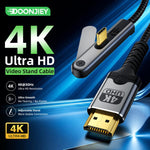 Cavo video Ultra HD 4K 30Hz DOONJIEY DJMS09 da Type-C a HDTV con supporto per telefono e supporto per smartphone., Type-C to HDTV 4K