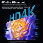 Cavo video Ultra HD 4K 30Hz DOONJIEY DJMS09 da Type-C a HDTV con supporto per telefono e supporto per smartphone., Type-C to HDTV 4K