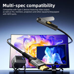 Cavo video Ultra HD 4K 30Hz DOONJIEY DJMS09 da Type-C a HDTV con supporto per telefono e supporto per smartphone., Type-C to HDTV 4K