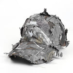 Cappellino da baseball con visiera parasole e fantasia mimetica a foglie per allenamento all'aperto., Dome Cap