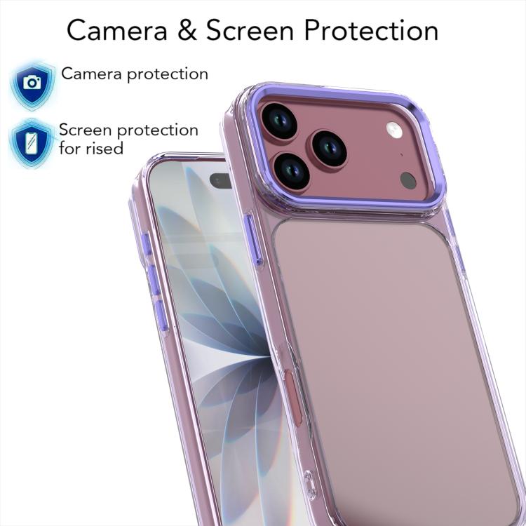Custodia per telefono in acrilico ad alta trasparenza Shine, For iPhone 18 Pro, For iPhone 18 Pro Max