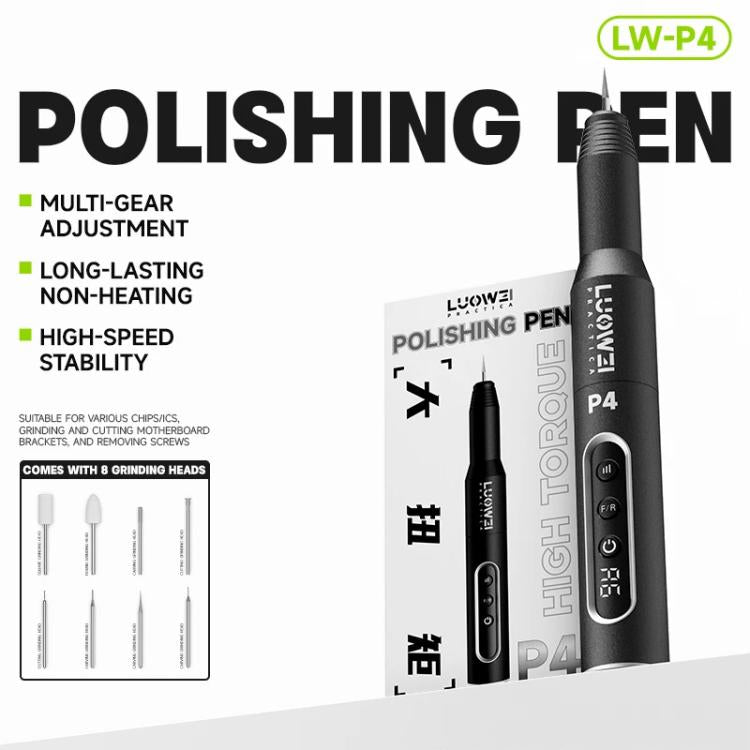 LUOWEI LW-P4 Penna lucidante elettrica intelligente a velocità regolabile