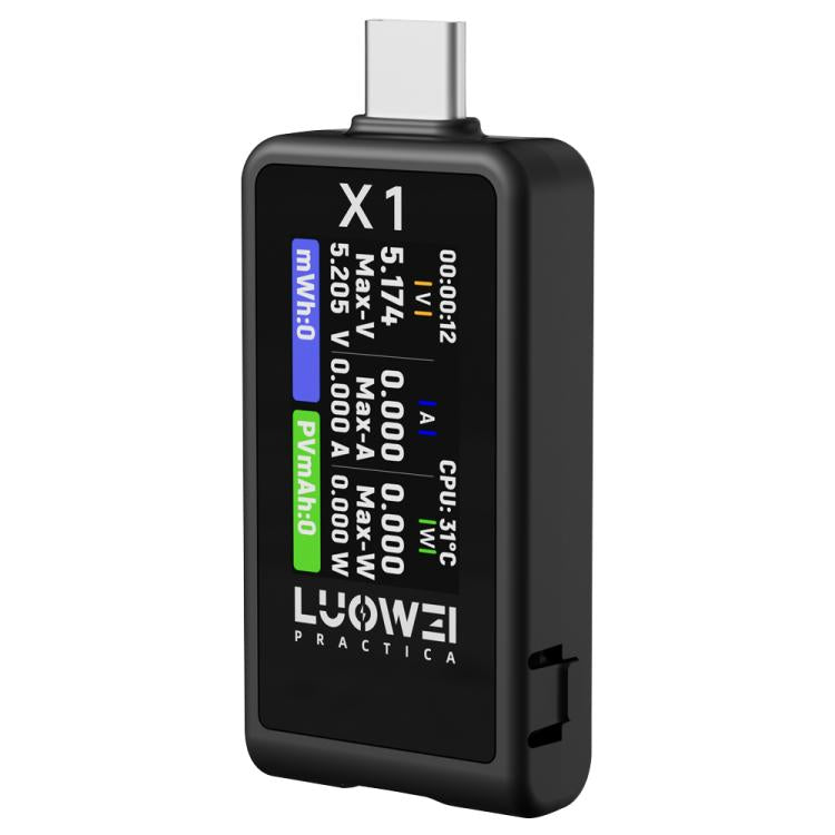 Rilevatore di corrente ad alta precisione LUOWEI LW-X1 di tipo C