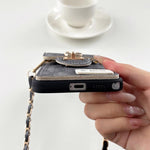 Portafoglio/custodia per cellulare con motivo a coniglio in denim, con tracolla inclusa., For Galaxy S26 FE 5G, For Galaxy S26+ 5G, For Galaxy S26 Ultra 5G, For Galaxy S26 5G, For Galaxy S25 FE 5G, For Galaxy S25 5G, For Galaxy S25+ 5G                 ...