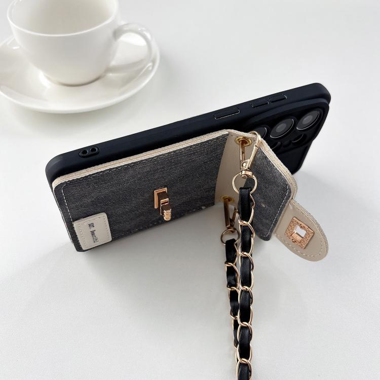 Portafoglio/custodia per cellulare con motivo a coniglio in denim, con tracolla inclusa., For Galaxy S26 FE 5G, For Galaxy S26+ 5G, For Galaxy S26 Ultra 5G, For Galaxy S26 5G, For Galaxy S25 FE 5G, For Galaxy S25 5G, For Galaxy S25+ 5G                 ...