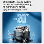 Fabbricatore di ghiaccio intelligente completamente automatico per uso commerciale e domestico, US Plug, UK Plug, EU Plug