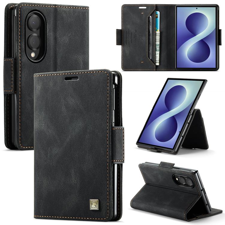 Custodia per telefono AutSpace A01 in pelle effetto pelle retrò Crazy Horse con protezione RFID, For Galaxy Z Fold8 5G, For Galaxy Z Fold8 Ultra 5G, For Galaxy Z Fold7 5G