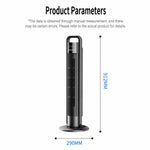 Ventilatore a torre senza pale da pavimento XY-1001 con telecomando., US Plug, EU Plug, UK Plug