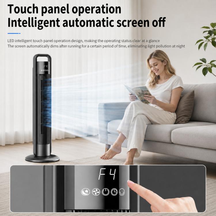 Ventilatore a torre senza pale da pavimento XY-1001 con telecomando., US Plug, EU Plug, UK Plug