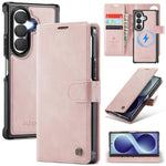 Custodia magnetica per telefono AutSpace A05 2 in 1 con texture effetto vitello retrò e MagSafe., For Galaxy Z Fold8 5G, For Galaxy Z Fold8 Ultra 5G