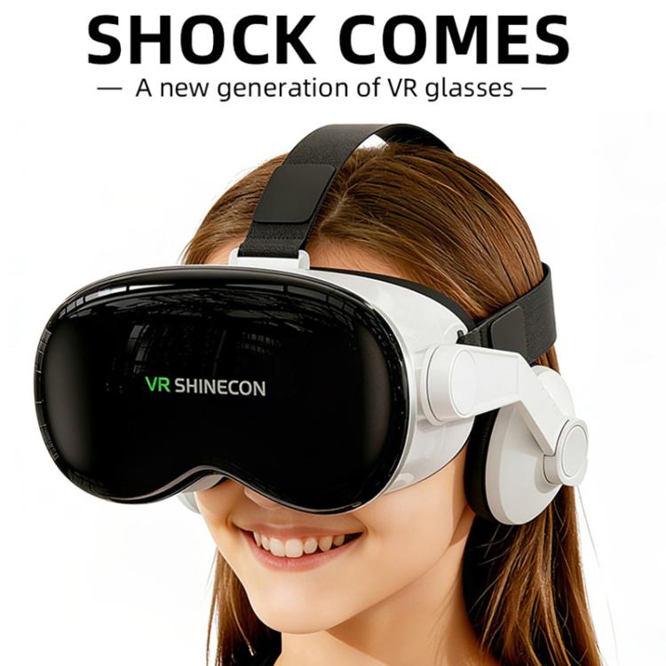 VR SHINECON G18EB, auricolari Bluetooth, occhiali per realtà virtuale 3D per telefoni da 4,7 a 7,0 pollici., G18EB+052, G18EB+053, G18EB+B01, G18EB+B03, G18EB+c8s with Holder, G18EB+S01, G18EB+Y1 White, G18EB+Y1 Black, G18EB Host