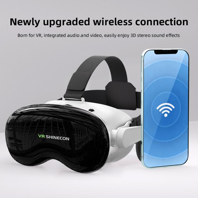 VR SHINECON G18EB, auricolari Bluetooth, occhiali per realtà virtuale 3D per telefoni da 4,7 a 7,0 pollici., G18EB+052, G18EB+053, G18EB+B01, G18EB+B03, G18EB+c8s with Holder, G18EB+S01, G18EB+Y1 White, G18EB+Y1 Black, G18EB Host