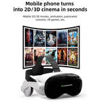 VR SHINECON G18EB, auricolari Bluetooth, occhiali per realtà virtuale 3D per telefoni da 4,7 a 7,0 pollici., G18EB+052, G18EB+053, G18EB+B01, G18EB+B03, G18EB+c8s with Holder, G18EB+S01, G18EB+Y1 White, G18EB+Y1 Black, G18EB Host