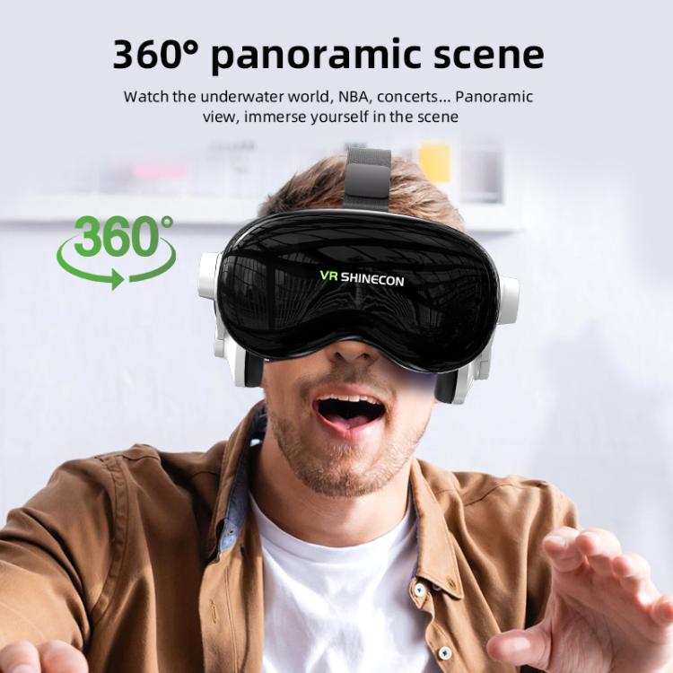 VR SHINECON G18EB, auricolari Bluetooth, occhiali per realtà virtuale 3D per telefoni da 4,7 a 7,0 pollici., G18EB+052, G18EB+053, G18EB+B01, G18EB+B03, G18EB+c8s with Holder, G18EB+S01, G18EB+Y1 White, G18EB+Y1 Black, G18EB Host