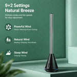 Ventilatore a torre senza pale da pavimento Carkiien SKJ-CR010D, ventilatore di circolazione con telecomando
