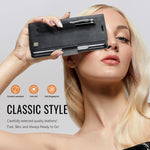 Custodia in pelle AutSpace A11 con fibbia laterale, chiusura magnetica MagSafe RFID e scomparto per penna., For Galaxy Z Fold8 Ultra 5G