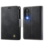 Custodia in pelle per telefono AutSpace A11 con fibbia laterale, MagSafe, protezione magnetica RFID., For Galaxy Z Fold8 5G