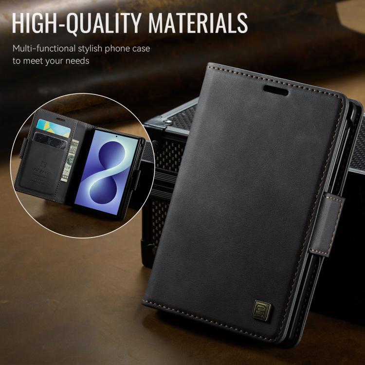 Custodia in pelle per telefono AutSpace A11 con fibbia laterale, MagSafe, protezione magnetica RFID., For Galaxy Z Fold8 5G
