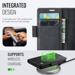 Custodia in pelle per telefono AutSpace A11 con fibbia laterale, MagSafe, protezione magnetica RFID., For Galaxy Z Fold8 5G
