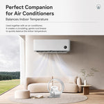 Ventilatore senza pale Carkiien SKJ-CR309WD con telecomando intelligente, da tavolo e a parete.