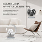 Ventilatore senza pale Carkiien SKJ-CR309WD con telecomando intelligente, da tavolo e a parete.