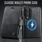 Custodia per telefono AutSpace A15 con chiusura magnetica retrò in pelle vegana, For Galaxy Z Fold8 5G, For Galaxy Z Fold8 Ultra 5G