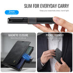 Custodia per telefono AutSpace A15 con chiusura magnetica retrò in pelle vegana, For Galaxy Z Fold8 5G, For Galaxy Z Fold8 Ultra 5G