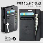 Custodia per telefono AutSpace A15 con chiusura magnetica retrò in pelle vegana, For Galaxy Z Fold8 5G, For Galaxy Z Fold8 Ultra 5G