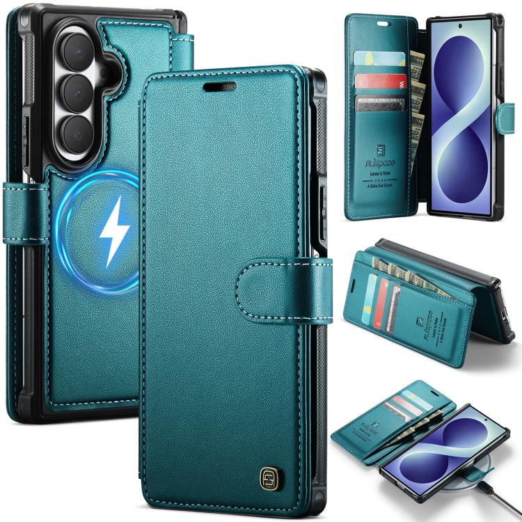 Custodia per telefono AutSpace A15 con chiusura magnetica retrò in pelle vegana, For Galaxy Z Fold8 5G, For Galaxy Z Fold8 Ultra 5G