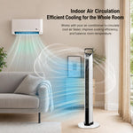 Ventilatore a torre senza pale da pavimento con maniglia CAMEL, 75cm Tall Manual Control Fan, 95cm Tall Remote Control Fan, 95cm Tall Manual Control Fan, 95cm Tall Remote Control with 3m Cable, 95cm Tall Manual Control with 3m Cable