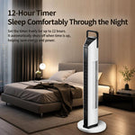 Ventilatore a torre senza pale da pavimento con maniglia CAMEL, 75cm Tall Manual Control Fan, 95cm Tall Remote Control Fan, 95cm Tall Manual Control Fan, 95cm Tall Remote Control with 3m Cable, 95cm Tall Manual Control with 3m Cable