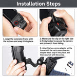Per Insta360 Luna Ultra Supporto magnetico a sgancio rapido per collo, Neck Mount, Neck Mount + Fixed Strap