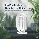 Ventilatore intelligente senza pale SK SKJ-CR102P con tecnologia a ioni negativi, telecomando e controllo vocale.