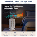 Ventilatore intelligente senza pale SK SKJ-CR102P con tecnologia a ioni negativi, telecomando e controllo vocale.