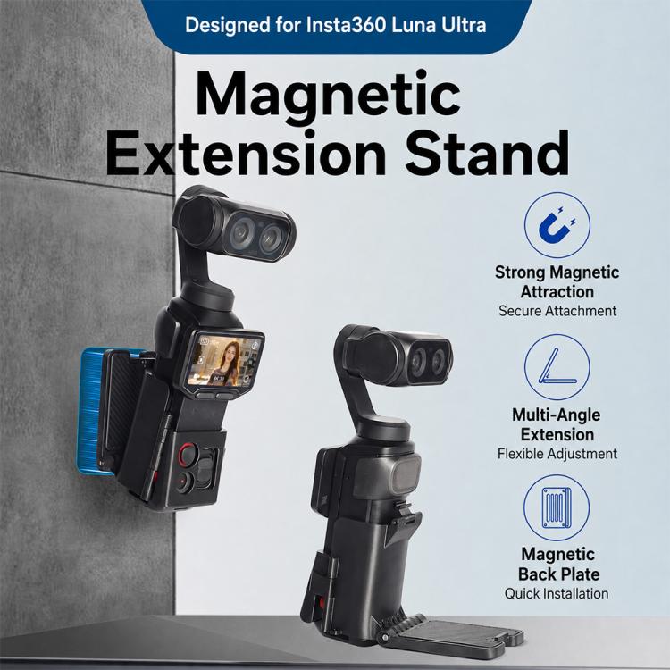 Base di montaggio magnetica multifunzione per fotocamera da tavolo, For Insta360 Luna Ultra