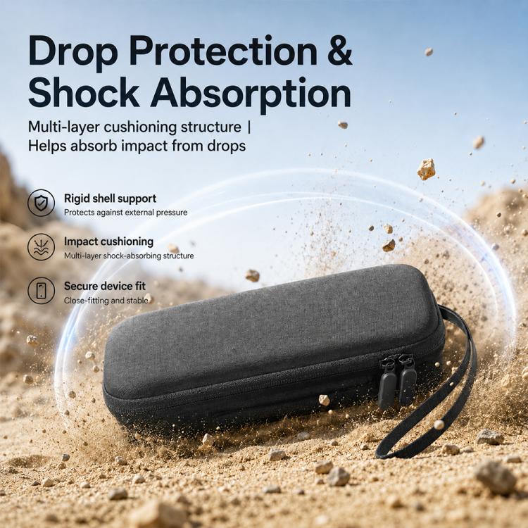 Borsa portatile antiurto in PU per riporre la fotocamera., For Insta360 Luna Ultra