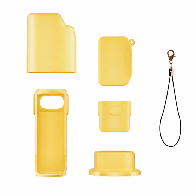 Kit di custodie protettive in silicone 6 in 1 con cinturino anti-smarrimento, copertura completa per fotocamera., For Insta360 Luna Ultra
